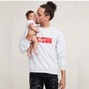 HATCH Men’s Large Fleece crewneck pullover sweatshirt “POPS”